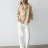 Chemise en cuir suédé Chemise en cuir suédé