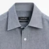 Chemise en denim à coupe classique avec poches