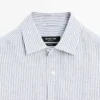 Chemise en lin ajustée à rayures Chemise en lin ajustée à rayures