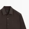 Chemise en lin légère à coupe classique Chemise en lin légère à coupe classique