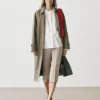 Chemise en mélange de coton avec détails brodés