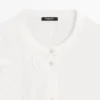 Chemise en mélange de coton avec détails brodés