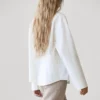 Chemise en mélange de coton avec détails brodés