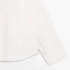 Chemise en mélange de coton avec détails brodés