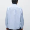 Chemise en mélange de coton avec poche