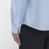 Chemise en mélange de coton avec poche