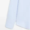 Chemise en mélange de coton avec poche