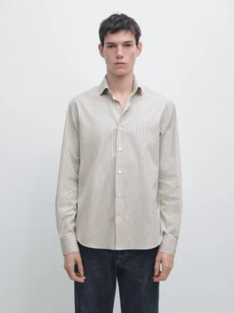 Chemise en popeline de coton