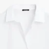 Chemise en popeline de coton avec pinces Chemise en popeline de coton avec pinces