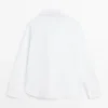 Chemise en popeline de coton avec pinces Chemise en popeline de coton avec pinces