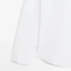 Chemise en popeline de coton avec pinces Chemise en popeline de coton avec pinces