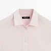 Chemise en popeline et coton mélangé Chemise en popeline et coton mélangé
