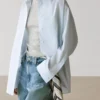 Chemise en popeline et coton mélangé Chemise en popeline et coton mélangé