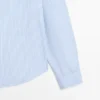 Chemise en popeline rayée 100 % coton Chemise en popeline rayée 100 % coton
