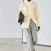 Chemise en soie avec boutons Chemise en soie avec boutons