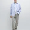 Chemise à fines rayures, coupe classique Chemise à fines rayures, coupe classique