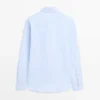 Chemise à fines rayures, coupe classique Chemise à fines rayures, coupe classique