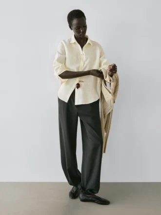 Chemise fluide 100 % lin