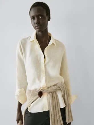 Chemise fluide 100 % lin