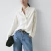 Chemise fluide avec col chemise Chemise fluide avec col chemise