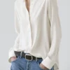 Chemise fluide avec col chemise Chemise fluide avec col chemise