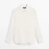 Chemise fluide avec col chemise Chemise fluide avec col chemise