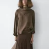 Chemise fluide avec détail drapé Chemise fluide avec détail drapé