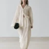 Chemise fluide avec détails plissés Chemise fluide avec détails plissés