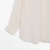 Chemise fluide avec détails plissés Chemise fluide avec détails plissés