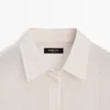 Chemise fluide avec détails plissés Chemise fluide avec détails plissés
