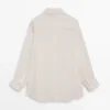 Chemise fluide avec détails plissés Chemise fluide avec détails plissés