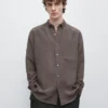Chemise fluide avec poche Chemise fluide avec poche