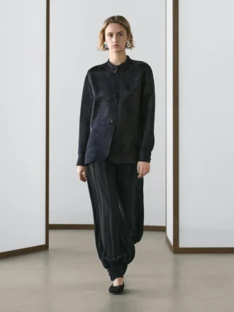 Chemise fluide en jacquard