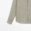 Chemise fluide en lin avec poche