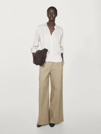 Chemise fluide en satin