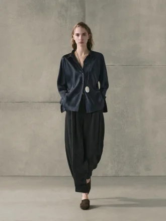 Chemise fluide en satin