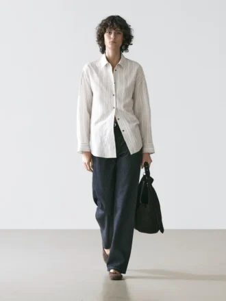 Chemise fluide à rayures