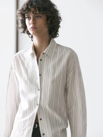 Chemise fluide à rayures