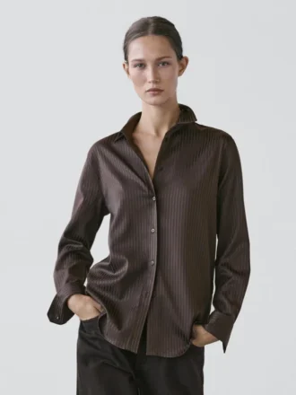 Chemise fluide à rayures
