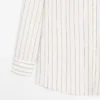 Chemise fluide à rayures tricolores Chemise fluide à rayures tricolores