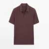 Chemise à manches courtes en lin et coton Chemise à manches courtes en lin et coton
