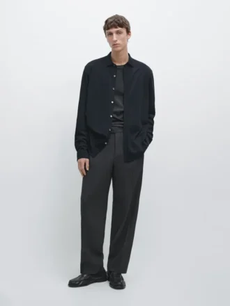 Chemise mélangée coupe classique