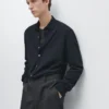 Chemise mélangée coupe classique Chemise mélangée coupe classique