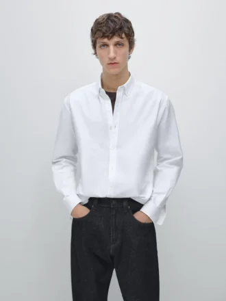 Chemise Oxford 100 % coton, coupe classique
