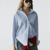 Chemise rayée 100 % coton Chemise rayée 100 % coton