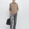 Chemise rayée 100 % lin Chemise rayée 100 % lin