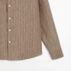 Chemise rayée 100 % lin Chemise rayée 100 % lin