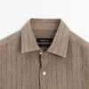 Chemise rayée 100 % lin Chemise rayée 100 % lin