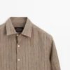 Chemise rayée 100 % lin Chemise rayée 100 % lin