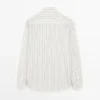 Chemise rayée 100 % lin Chemise rayée 100 % lin